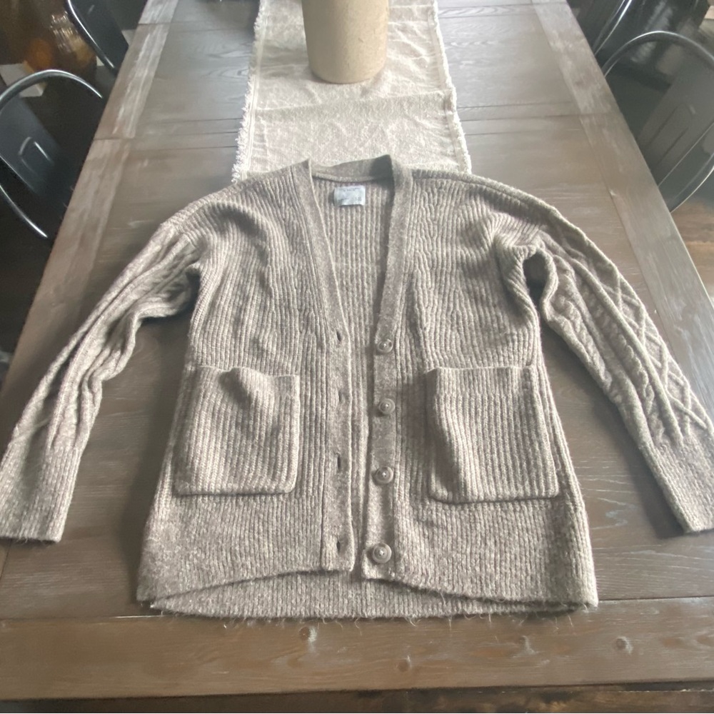 Abercrombie & Fitch Cableknit Cardigan XS